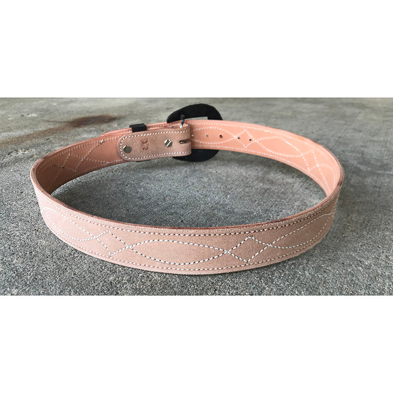 Coolhorse Leather 1 1/2" Gunslinger Roughout Belt- Pre-Made, Handmade in Amarillo, TX