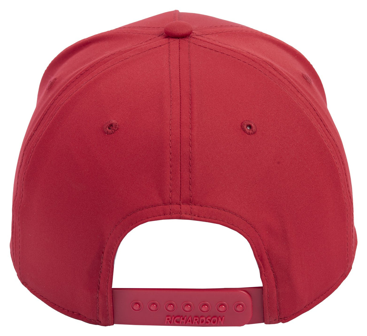 Classic Equine Red 5 Panel Snapback Cap with Patch