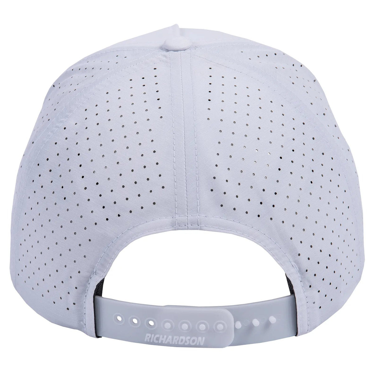 Classic Ropes White Performance Snapback Cap with Black Embroidered Logo