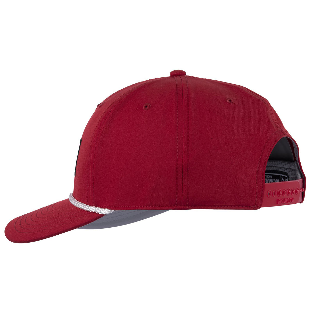 Rattler Ropes Red 5 Panel Snapback Cap with Patch