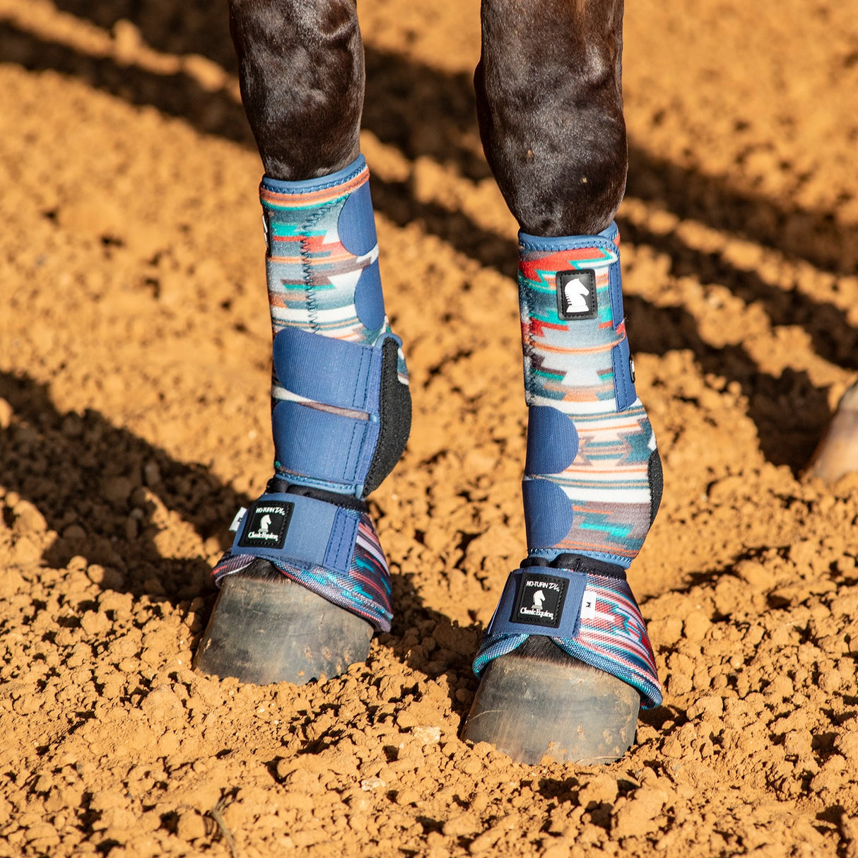 Classic Equine Dyno Turn Designer Bell Boots- Pueblo