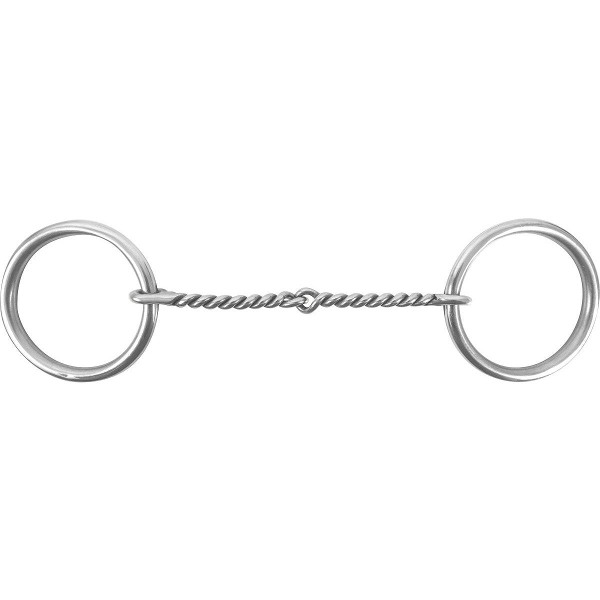 Classic Equine Stainless Steel Twisted O Ring Snaffle Bit