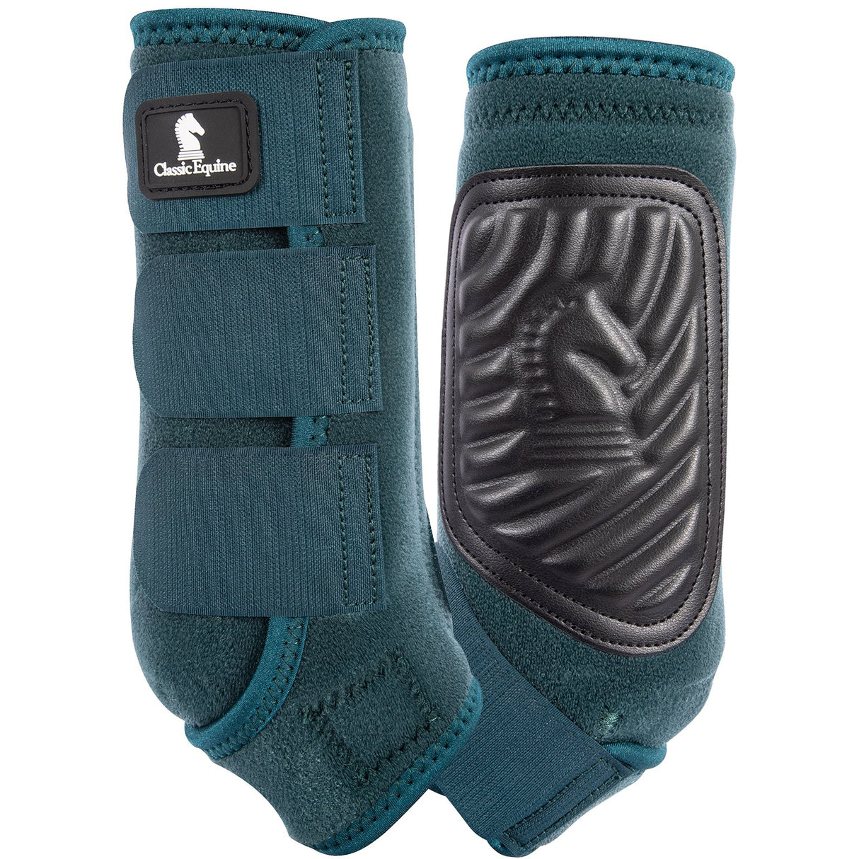 Classic Equine Classic Fit Front, Hind, and Bell Boot Combo Pack- Dragonfly