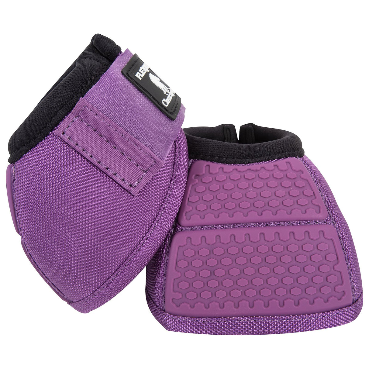 Classic Equine Flexion No-Turn Bell Boots- Violet Purple