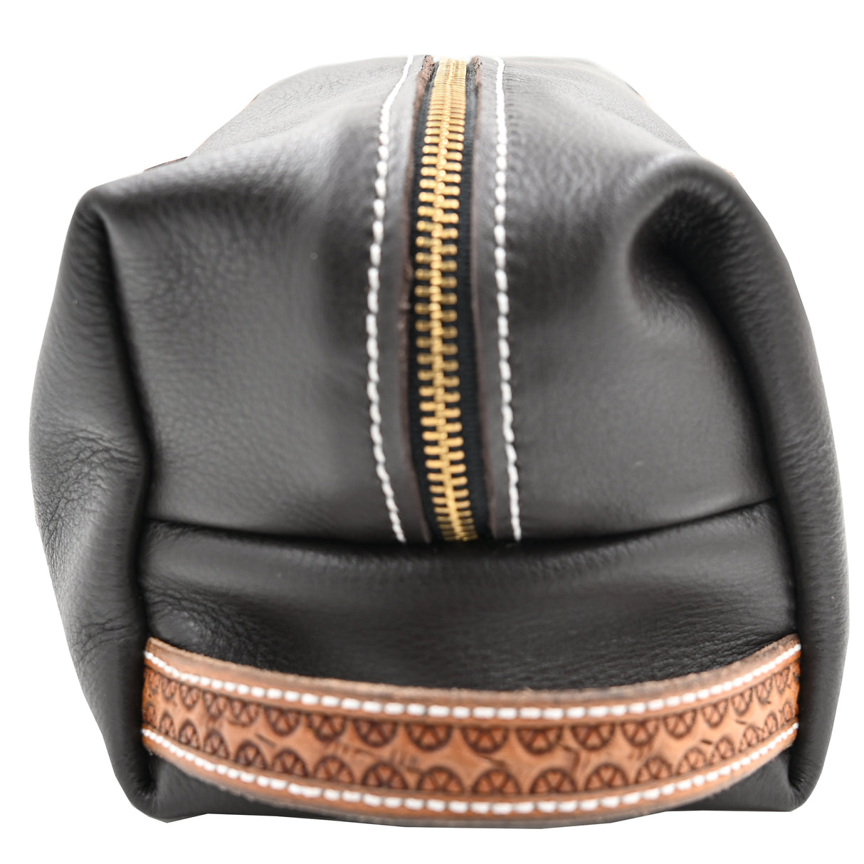 Coolhorse Leather Border Stamped Leather Shave Kit
