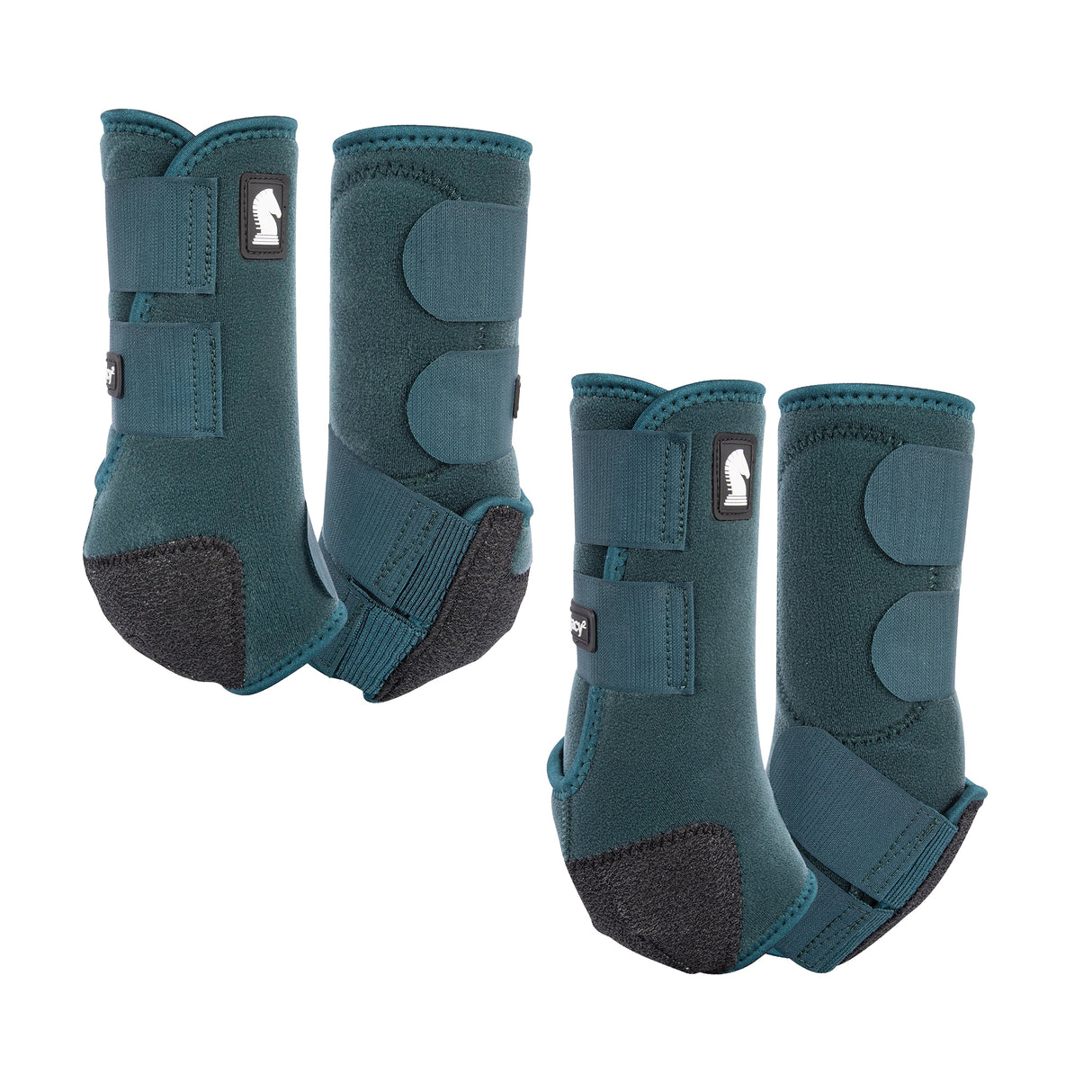 Classic Equine Legacy2 Front and Hind Boots Combo Pack- Dragonfly