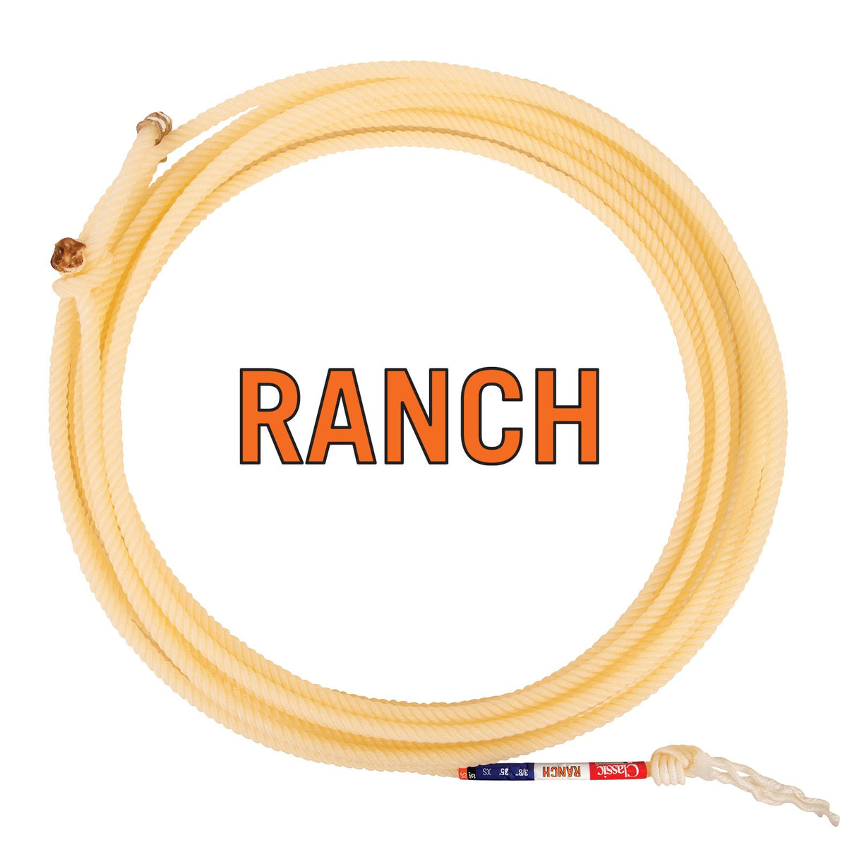 Classic Ropes 4 Strand Ranch Rope 35'