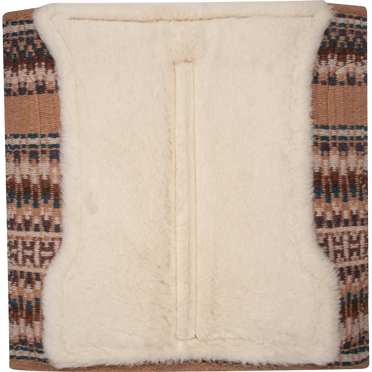 Classic Equine Sensorflex Saddle Pad 32" X 34"- Fawn/Peacock