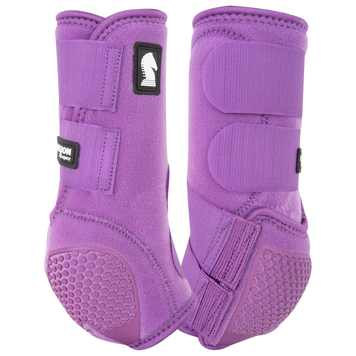 Classic Equine Flexion by Legacy Complete Package, Front, Hind, & Bell Boot Combo Pack- Violet Purple