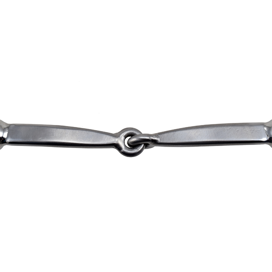 Tom Balding Loose Ring Snaffle Bit with Flat Bar Mouth