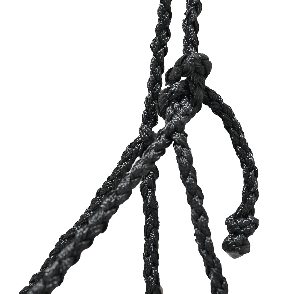 Classic Equine Rope Nose Halter with Lead- Black