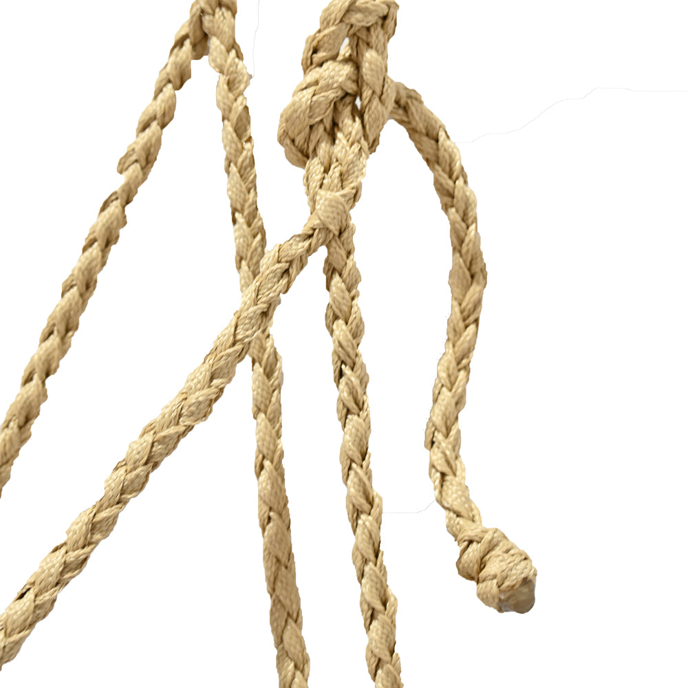 Classic Equine Rope Nose Halter with Lead- Tan