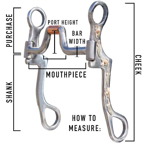 Performance Pony Woah Trigger Low Port Pony Bit with Roller