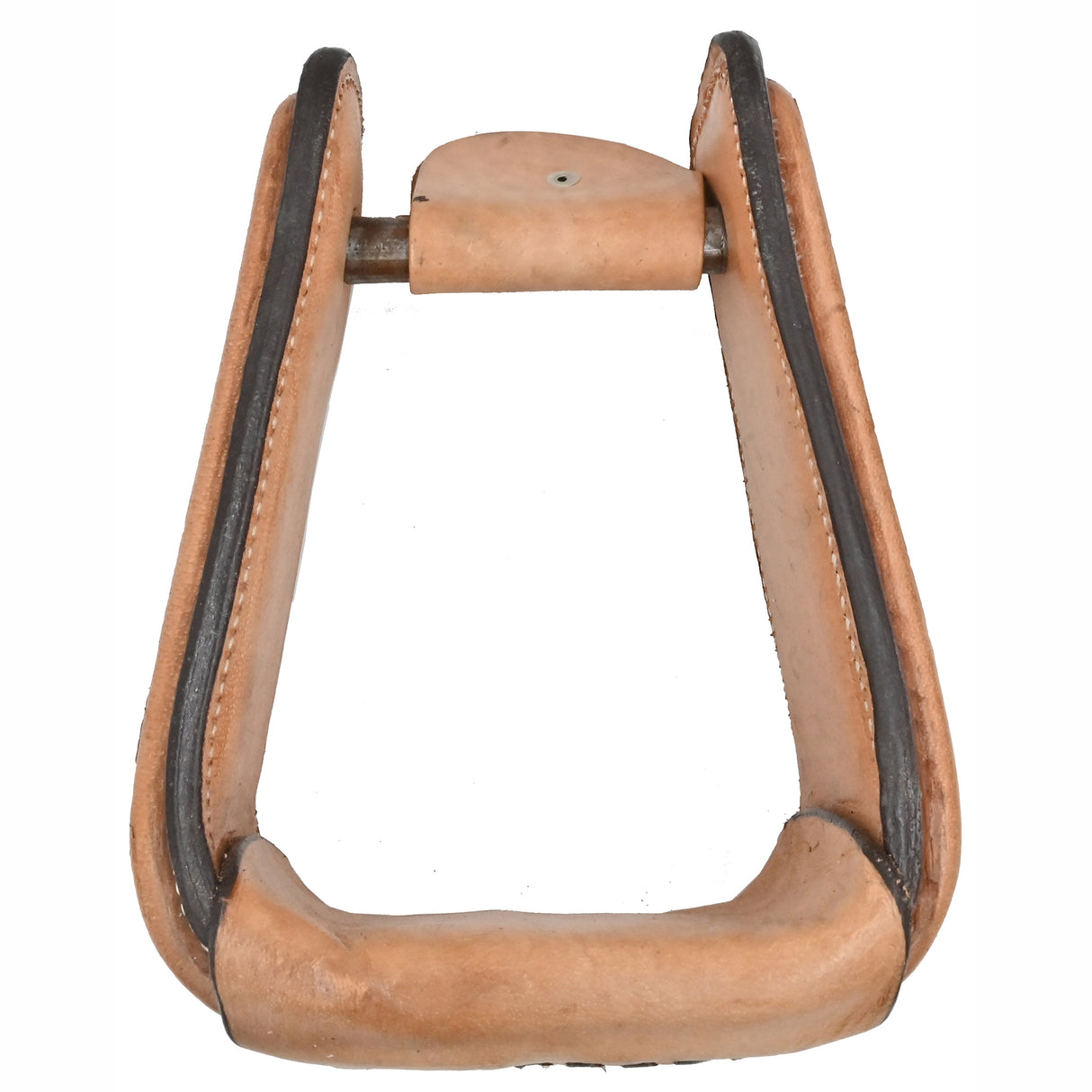 Jerry Beagley 4" Floral Tooled Roper Stirrups