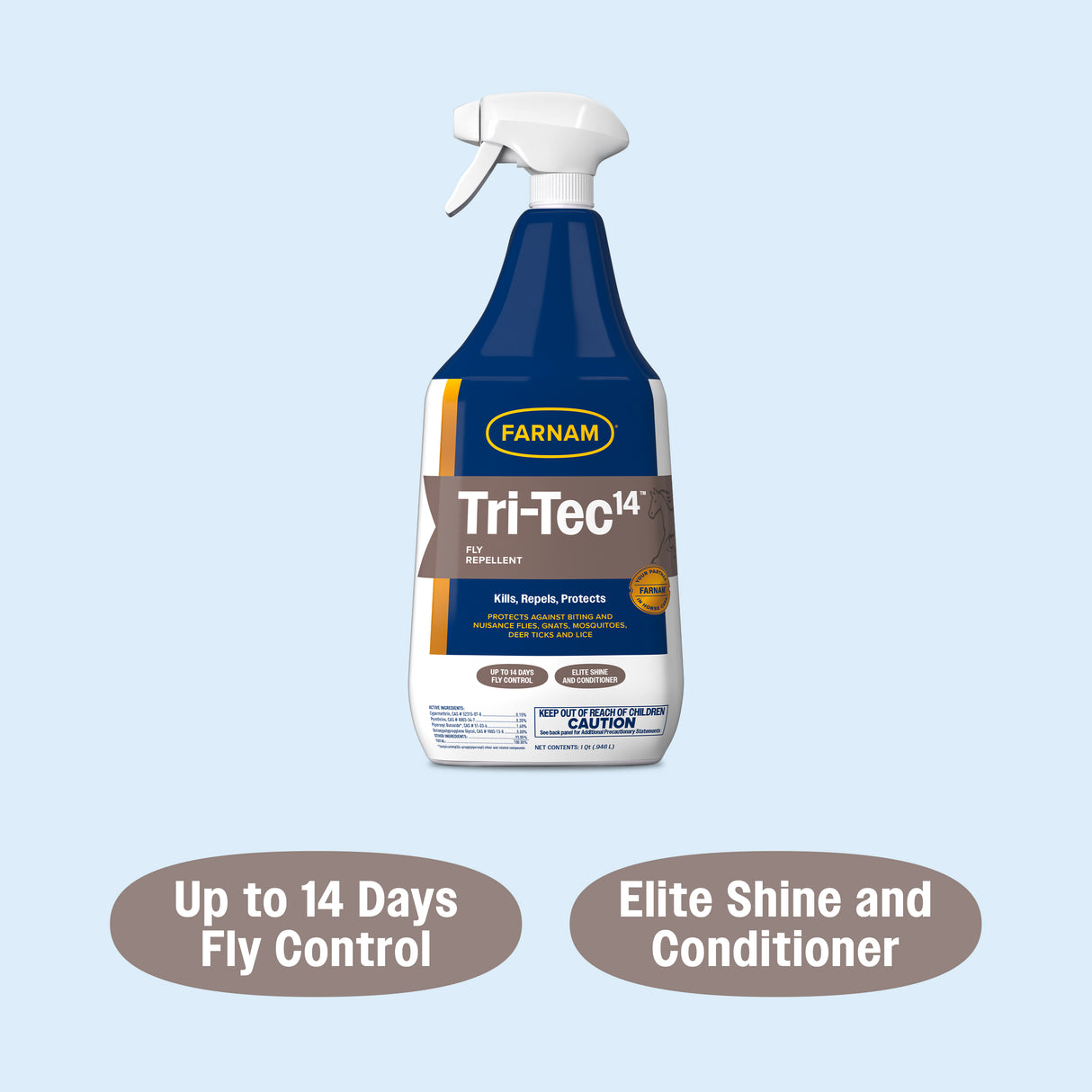 Farnam Tri-Tec 14 Long Lasting Fly Spray- 32oz.