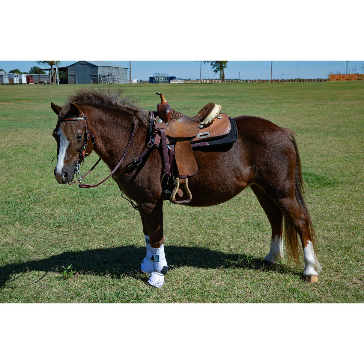 Professional's Choice Ballistic Overreach Pony Bell Boots- White