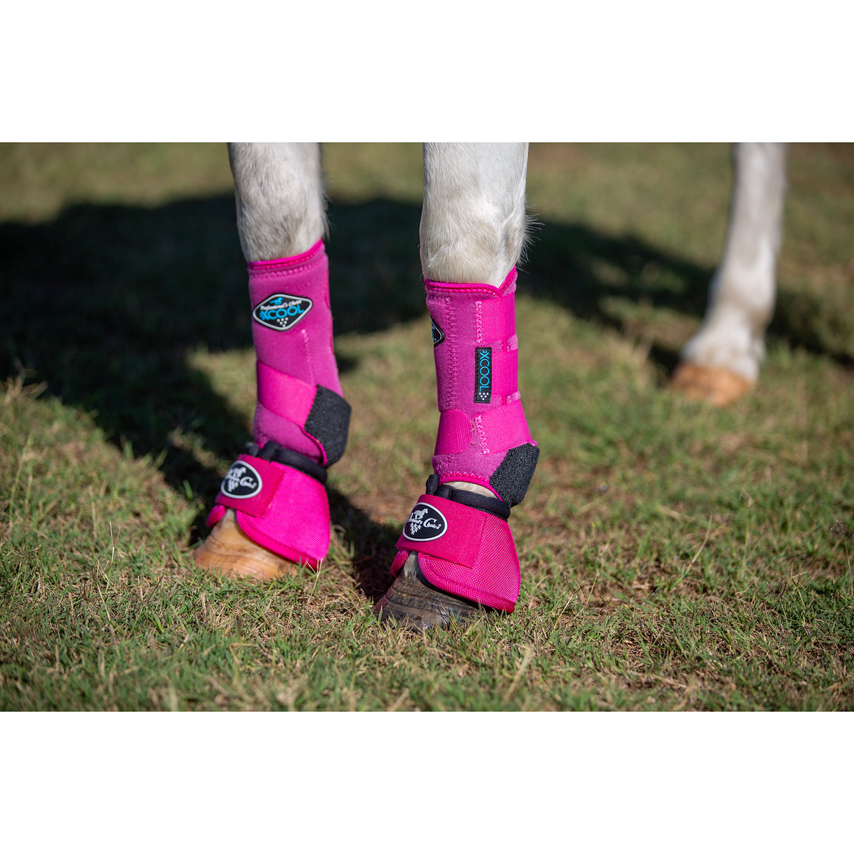 Professional's Choice Ballistic Overreach Pony Bell Boots- Raspberry