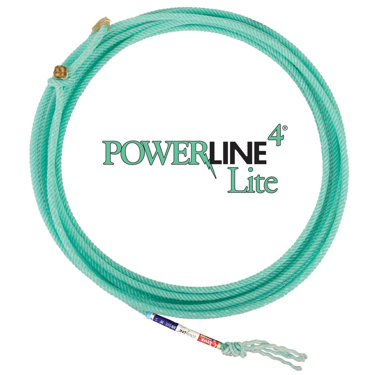 Classic Rope Powerline Lite 4 Strand Head Team Rope 30'