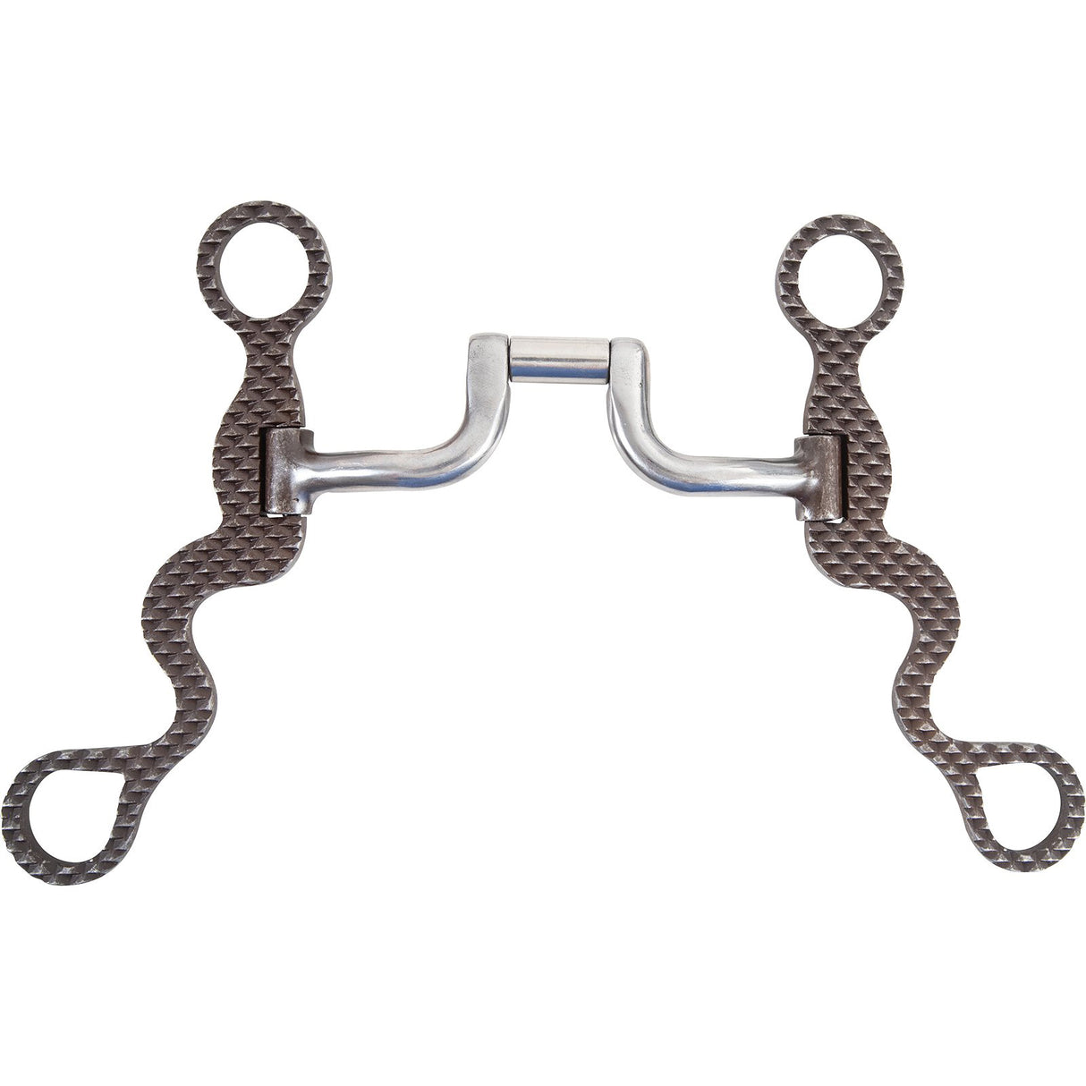 Classic Equine Rasp Performance Series Square Hinge Port Bit 8" Cavalry Shank