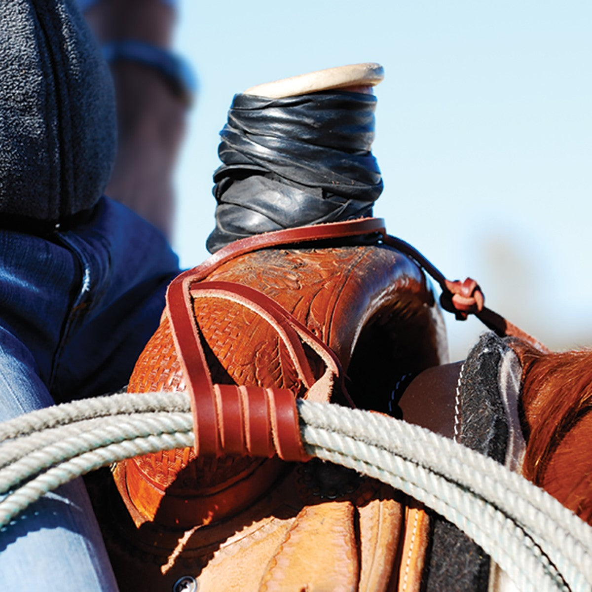 Martin Saddlery Rope Strap with Button Knot