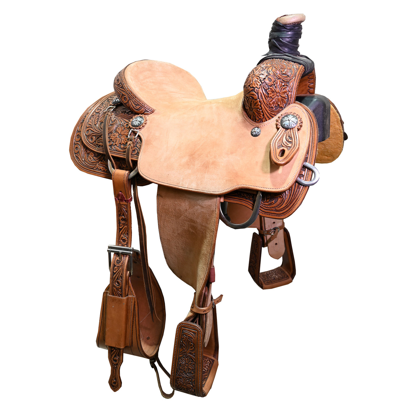 DEMO 15" Smart Horse Team Roping Saddle