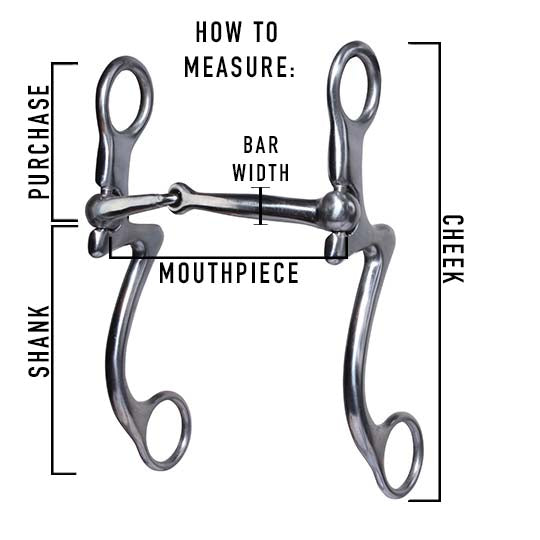 Dale Myers 8.5" Slight Gag Twisted Snaffle Double Circle Concho Bit