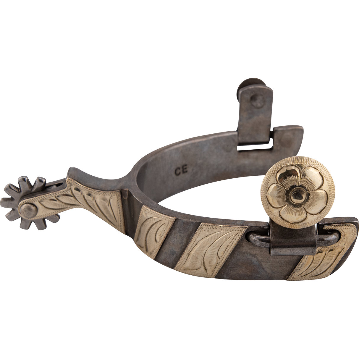 Classic Equine Cowboy Series 1" Spurs with Chap Guard