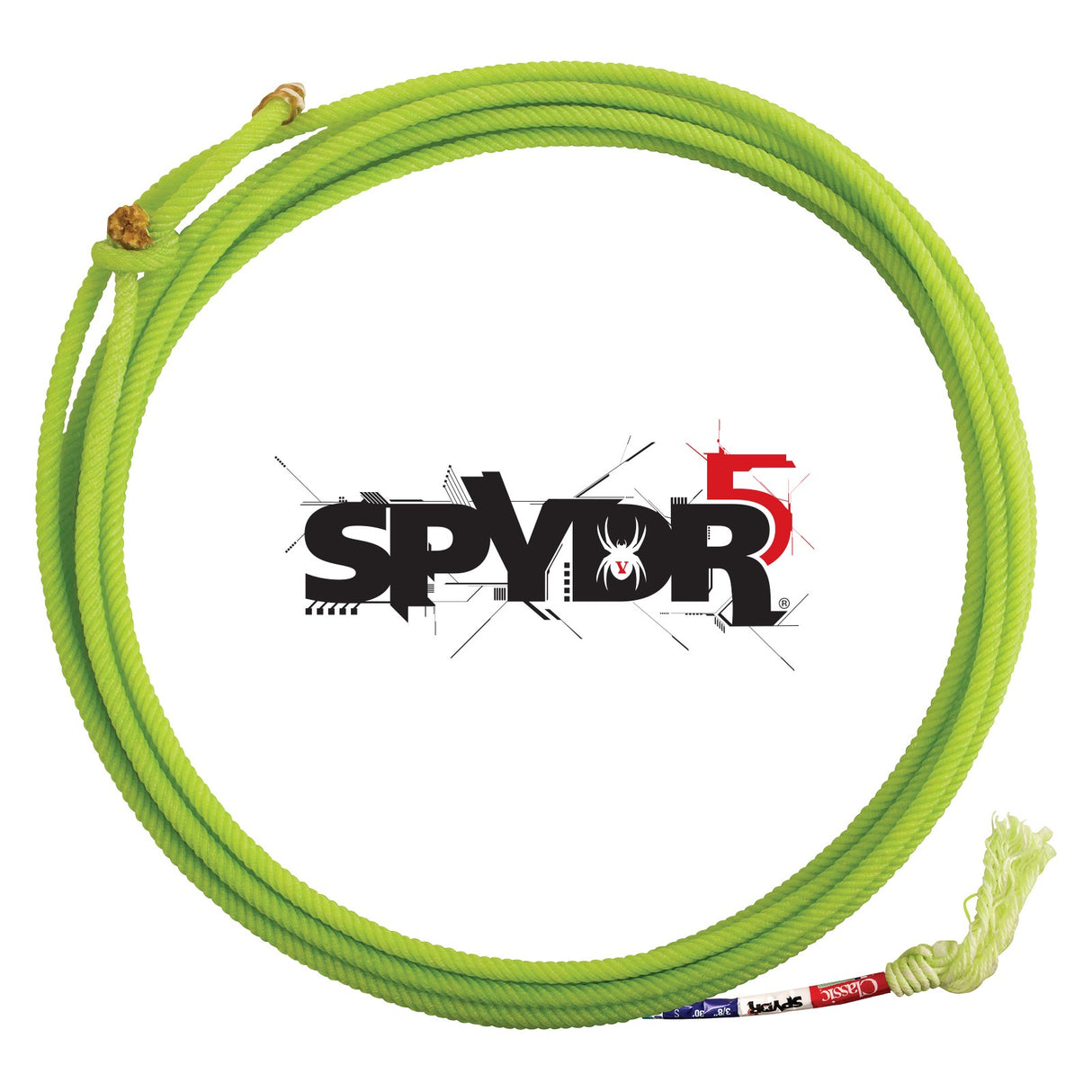 Classic Rope Spydr 5 Strand Head Team Rope 30'
