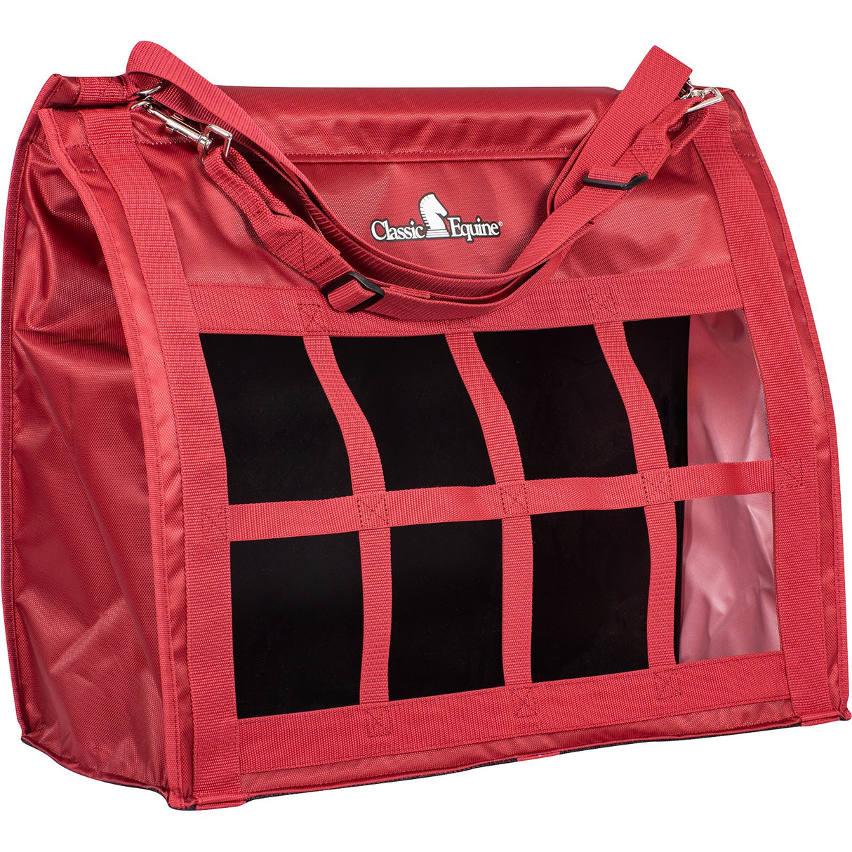Classic Equine Top Load Hay Bag- Red