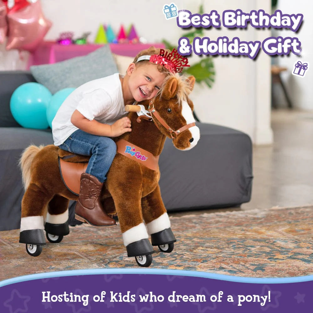 Pony Cycle Brown Horse-Model U