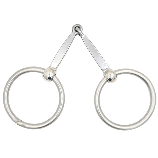 Tom Balding Loose Ring Snaffle Bit with Flat Bar Mouth