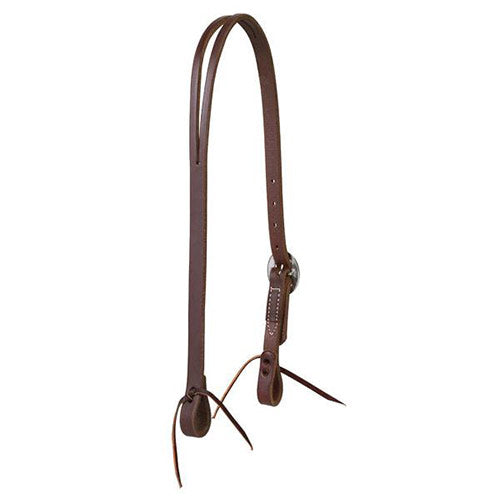 Weaver Leather 3/4" Working Cowboy Split Ear Headstall w/ Stainless Steel Hardware