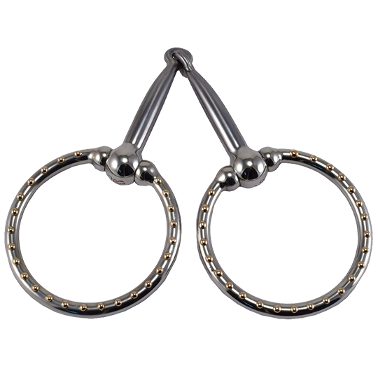 Tom Balding Ballhinge Ring Snaffle Bit #479