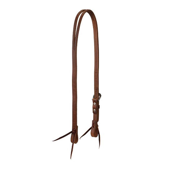 Weaver Leather Synergy Harness Leather Split Ear Headstall with Designer Hardware