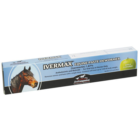 First Companion Ivermax 1.87% Ivermectin Dewormer Paste