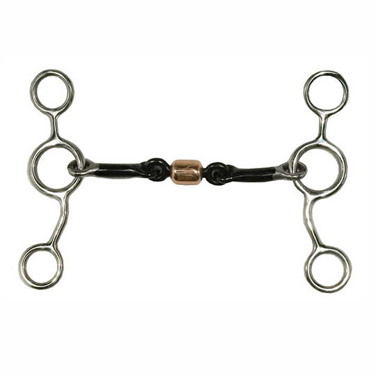 Partrade Junior Cow Horse Roller Gag Bit