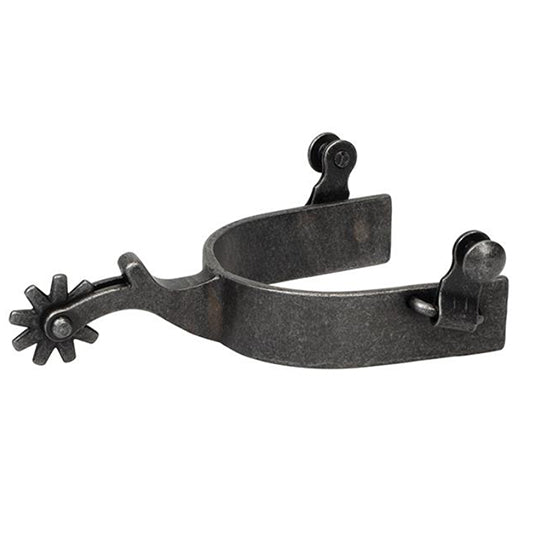 Weaver Leather Men's Buffed Black 8-Point Spurs