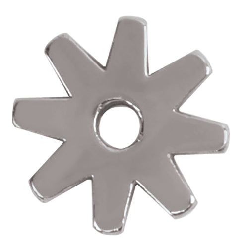 8 Point Replacement Rowel, Stainless Steel, 1" Pair