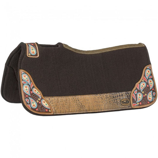 Tough 1 Hand Painted Paisley Saddle Pad- 1" 31"X32"