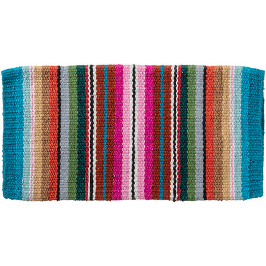 Tough 1 24"x24" Serape Wool Pony Saddle Blanket