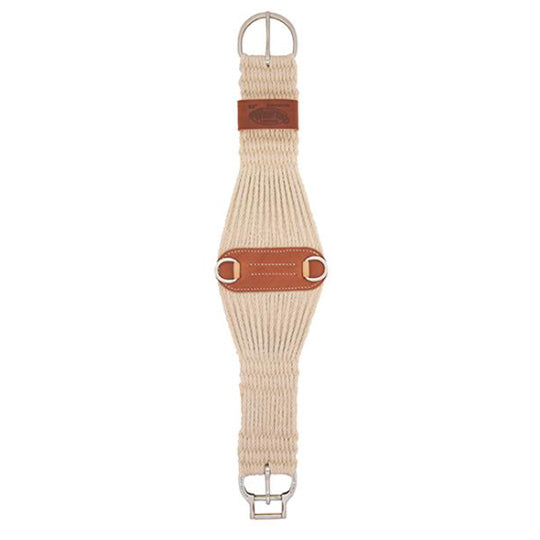 Weaver Leather Mohair Blend 27 Strand Roper Smart Cinch with Roll Snug Cinch Buckle