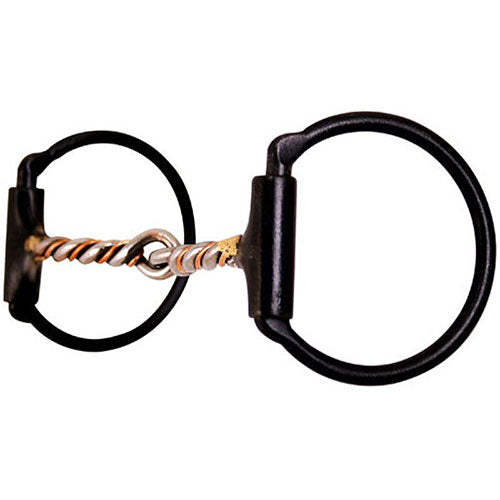 Dutton Twisted Copper Inlay Snaffle Bit