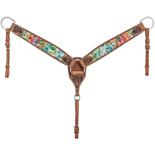 Tough 1 Cactus Print Breast Collar