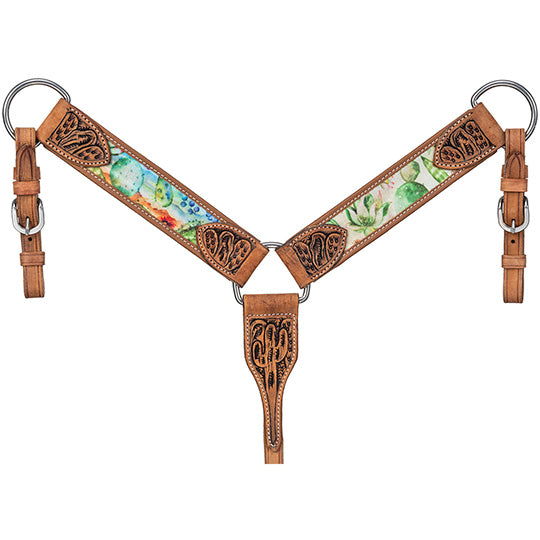 Tough 1 Mini Cactus Print Breast Collar