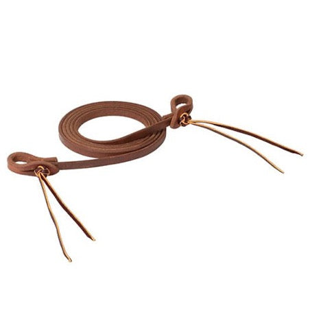 Weaver Leather ProTack Oiled Heavy Harness Leather 1/2"x8' Pineapple Knot Roper Reins