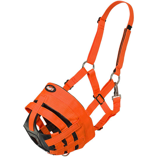 Tough1 Easy Breathe Grazing Muzzle- Orange