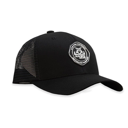 RopeSmart Hawg Gear Black Cap with Rubber Patch