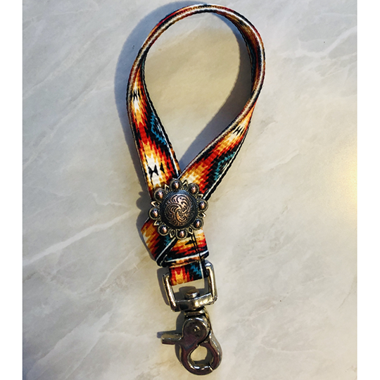 Schulz Equine Sunset Aztec Nylon Tiedown Keeper