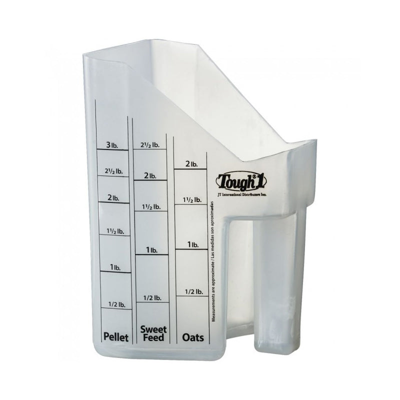 Tough 1 Feed Scoop with Measurements