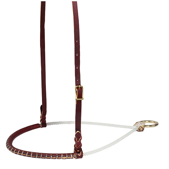 Professional's Choice Hand Laced 1/4" Rope Tiedown Noseband